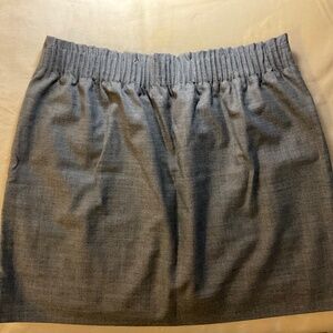 J.Crew Factory Gray Elastic Waist Skirt – Size 14